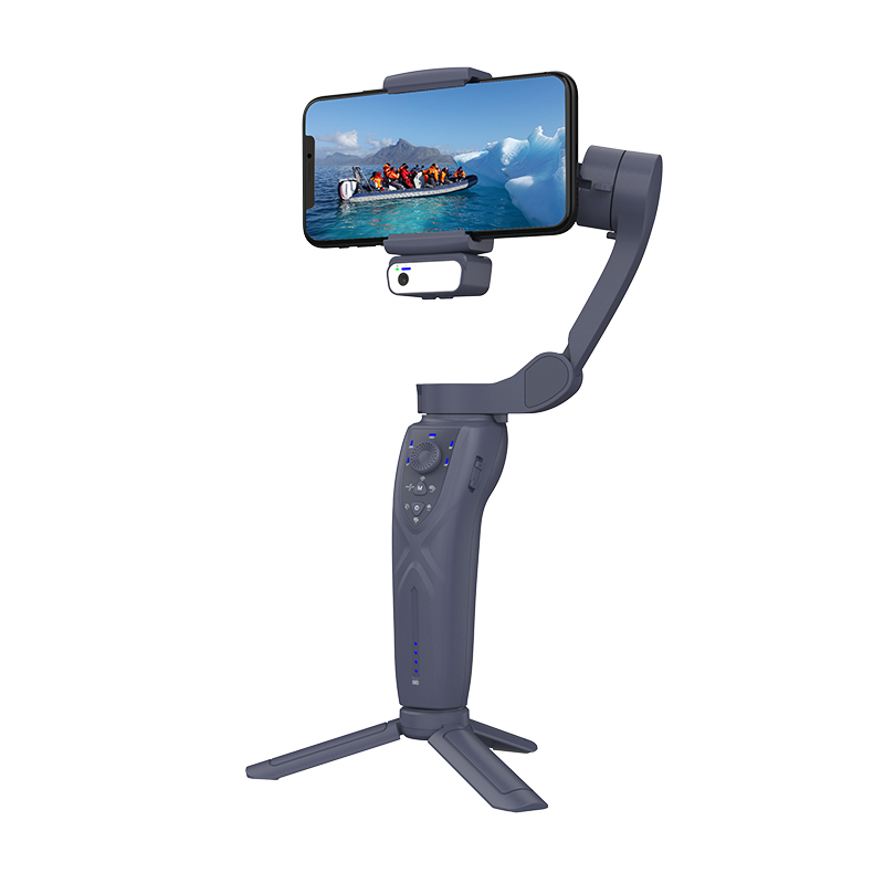 F12 Gimbal Stabilizer For Smartphone, 3-Axis Phone Gimbal With AI Tracking Sensor Magnetic Fill Light, Gimbal Stabilizer For iPhone & Android, Phone Stabilizer For Video Recording